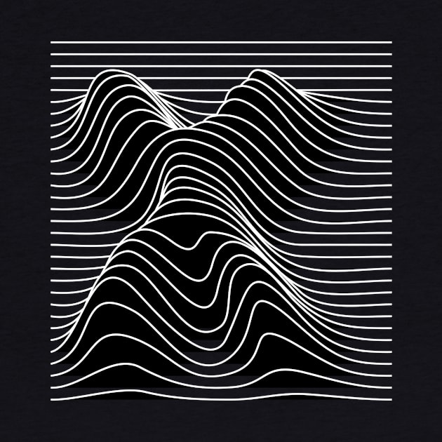 x wavy lines design by lkn